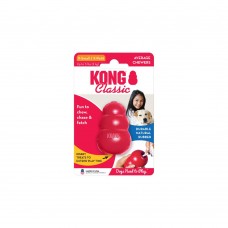 Kong Classic - gumená hračka pre psa, originál, červená - XS, 6cm