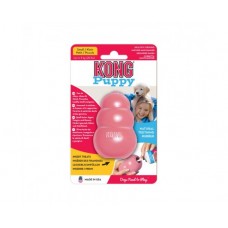 KONG Puppy - hračka pre šteniatko, gumená, mäkká, originál, ružová - S, 8 cm
