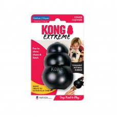 Kong Extreme - gumená, odolná hračka pre psa, čierna - M, 9 cm