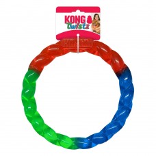 KONG Twistz Ring - odolný krúžok pre psa, plávajúci - S