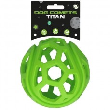 Dog Comets Titan M (11,5cm) - prelamovaná loptička pre psov, mäkká a odolná - Zelená