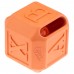 Dog Comets Protostar (5cm) - gumená hračka na pamlsky pre malého psíka, skákacia kocka - oranžová