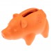 Dog Comets Propus 8cm - gumený miniaport pre psa, prasiatko s otvorom na pamlsok - Orange