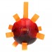Dog Comets Hypernova 15cm - psí futbal s rúčkami a pumpou - Orange