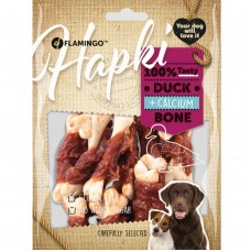 Flamingo Hapki Duck Calcium Bone 170g - pochúťka pre psa, kocky vápnika zapletené s kačicou Flamingo Hapki Duck Calcium Bone 170g - pochúťka pre psa, kocky vápnika zapletené s kačicou