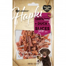 Flamingo Hapki Duck Slices 85g - monoproteínové maškrty pre psov, vyrobené z kačice Flamingo Hapki Duck Slices 85g - monoproteínové maškrty pre psov, vyrobené z kačice