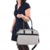 Flamingo Justine Carrying Bag - štýlová taška pre psa, mačku, do 5 kg, 44x23x32cm - svetlo šedá