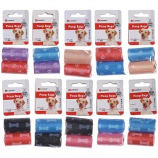 Flamingo Poop Tašky 2x20 ks. - farebné vrecká na psie exkrementy