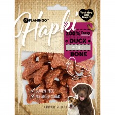 Flamingo Hapki Duck Rice Bone 170g - aromatické maškrty pre psov, kačica s ryžou Flamingo Hapki Duck Rice Bone 170g - aromatické maškrty pre psov, kačica s ryžou