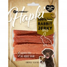 Flamingo Hapki Rabbit Jerky Dried 170g - sušené maškrty pre psov, králiky a kura 