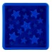 Eat Slow Live Longer Star L 30cm - štvorcová miska pre psa, ktorá spomaľuje jedenie, hviezdičky - Modrá