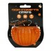 Dog Comets Ceres 8 cm - hračka na psie maškrty, gumená pologuľa s vložkami, oranžová
