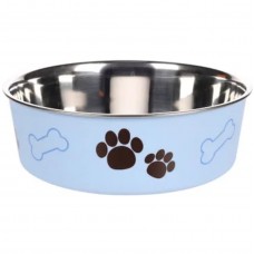Flamingo Kena Blue Bowl - protišmyková miska pre psov a mačky - XL