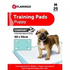 Tréningové podložky Flamingo Comfort 20ks. - hygienické vložky pre zvieratá s lepiacou páskou - M