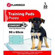 Tréningové podložky Flamingo Comfort 20 ks. - hygienické vložky pre zvieratá s lepidlom - L