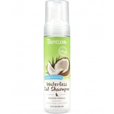 Tropiclean Dander Redukujúci bezvodý šampón pre mačky 220 ml - suchý kokosový šampón pre mačky