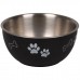Flamingo Kena Black Cover Bowl - uzavretá miska pre psa, s vekom - S Flamingo Kena Black Cover Bowl - uzavretá miska pre psa, s vekom - S