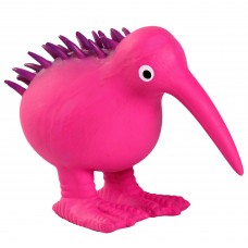 Kiwi Walker Whistle Figurka ružová – pisklavá hračka pre psa, Funny Pink Bird – S