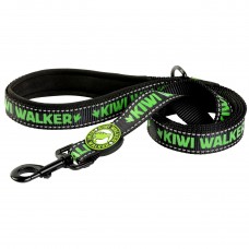 Kiwi Walker Dog Leash Green 150cm - odolné vodítko pre psa, reflexné - L