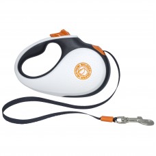 Kiwi Walker navíjacie vodítko na psa 5m - automatické vodítko s 5m páskou, veľkosť M - oranžové