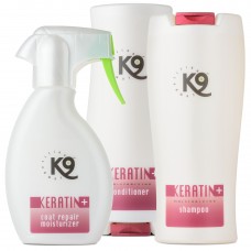 K9 Keratin+ Moisturizing - sada kozmetiky s keratínom, regeneračná a hydratačná