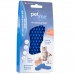 Pet + Me Soft Silicone Brush Blue - silikónová kefa pre malých psov s malou alebo žiadnou podsadou, krátkosrsté mačky a králiky