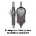 Vodítko na plameniaky Kayga Red - nylonové vodítko na psa, s elastickým puzdrom a 2 rúčkami, červené, 153cm/25mm