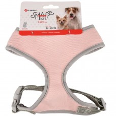 Postroj Flamingo Small Dog Pink - beztlakový postroj pre malého psa, so vzduchovou sieťovinou, ružový - M Postroj Flamingo Small Dog Pink - beztlakový postroj pre malého psa, so vzduchovou sieťovinou, ružový - M