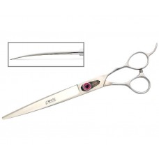 Kenchii Love Curved Scissors - profesionálne nožnice na starostlivosť s ergonomickou rukoväťou, zahnuté - 8"