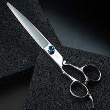 Jargem Lefty Straight Scissors 7,5" - rovné, ľavoruké nožnice na starostlivosť o vlasy s diamantom