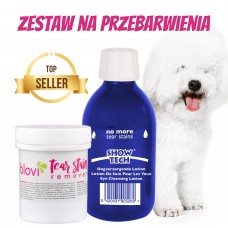 Blovi No More Tears 250ml + Mubo Perfect Eyes Stain Remover 100ml - sada na odstraňovanie škvŕn od očí pre psov a mačky Blovi No More Tears 250ml + Mubo Perfect Eyes Stain Remover 100ml - sada na odstraňovanie škvŕn od očí pre psov a mačky