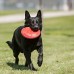 KONG Flyer - dog frisbee, gumený vrhací kotúč, červený - L