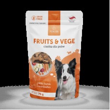 Pokusa Natural Fruit & Vege 70g - vegetariánske pochúťky pre psov, jablko, cvikla a mrkva