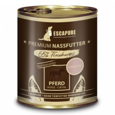 Escapure Geschnetzeltes Pferd - mokré krmivo pre citlivé psy, kôň so zeleninou - 800g