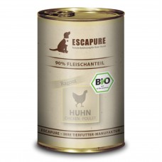Escapure Huhn Bio - bio, mokré krmivo pre psov, kuracie mäso so zeleninou a bylinkami - 400g