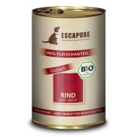 Escapure Rind Bio 400g - ekologické, mokré krmivo pre psov, hovädzie mäso so zeleninou a bylinkami