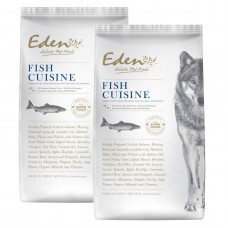 Eden Fish Cuisine Salmon Herring Trout Veľkosť M - krmivo pre psov stredných a veľkých plemien s lososom, sleďom a pstruhom - 2x 12 kg