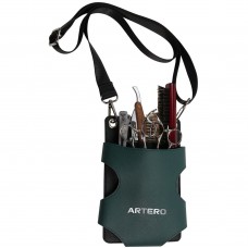Artero Royal Tool Case - puzdro, puzdro na nožnice a iné nástroje na úpravu - Tmavo zelená