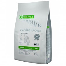 Nature's Protection Superior Care White Dogs Adult Small Breeds Insects - hypoalergénne krmivo pre biele psy malých plemien, s hmyzom - 1,5 kg