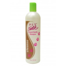 Pet Silk French Vanilla Shampoo 473ml - hydratačný šampón pre psov a mačky pre suchú a citlivú pokožku, s vôňou vanilky, koncentrát 1:16