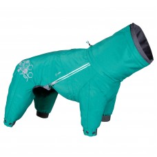 Hurtta Mudventure Overal Eco Peacock - nepremokavý oblek pre psa - 35M