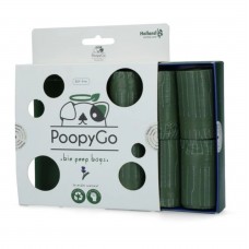 Holland PoopyGo Bio vrecúška na hovienka 8x15ks. - vrecká na psie výkaly, biologicky odbúrateľné