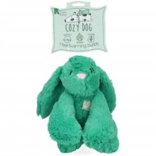 Holland Heartwarming Buddy - plyšový zajačik, upokojujúca plyšová hračka pre psa napodobňujúca tlkot srdca - zelená