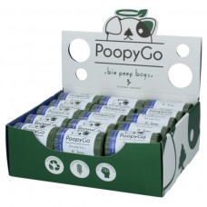 Holland PoopyGo Bio Poop Bags Box 30 roliek - sáčky na psie trus, biologicky rozložiteľné, levanduľa