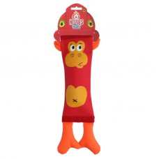 Holland Hozies Jefrey Jungle - hračka pre psa z hasičskej hadice, opica s pískadlom - S