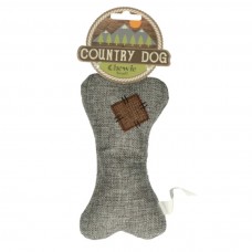 Holland Country Dog Chewie - plyšová kosť pre psa s fajkou - S