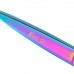 Rovné nožnice Geib Gold Rainbow Kiss - Vysoko kvalitné rovné nožnice s mikrostrihom Rainbow Finish - 8,5 "