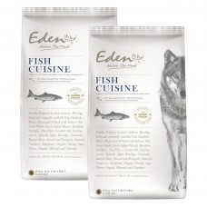 Eden Fish Cuisine veľkosť S - krmivo pre psov malých plemien s lososom, sleďom a pstruhom - 2x 6 kg