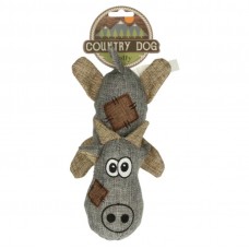 Holland Country Dog Molly - hračka pre psa s fajkou, kravička - S