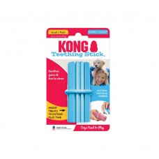 KONG Puppy Teething Stick - dentálne gumené hryzátko pre šteniatko, originál, modré - S